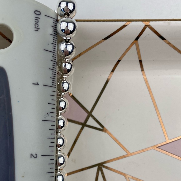 925 sterling silver minimalistic handmade bracelet - Picture 6 of 6